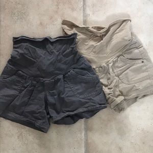 Maternity shorts - two pairs size small